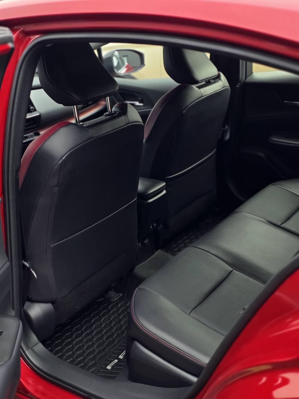 Clean detailed rear interior seats and carpets by Swoosh Autodetailing